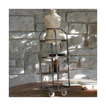 TABLETOP BODYFORM SHELF WITH WHEELS