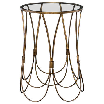 Kalindra Gold Accent Table
