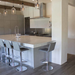 Modern Concrete Kitchen Cabinet Design - Kitchen Cabinetry