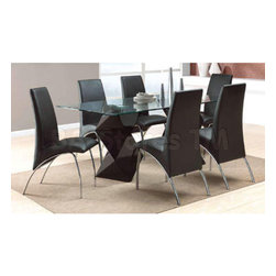 Ophelia 5 Piece Set - Dining Table and 4 Dining Chairs - Dining Sets