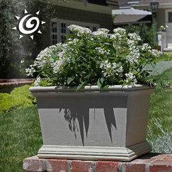 Concrete Classic Square Planter - Outdoor Pots And Planters