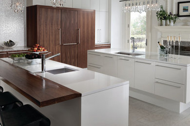 Example of a transitional kitchen design in Other