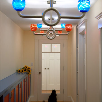 Swing-on lights for fun in the hall