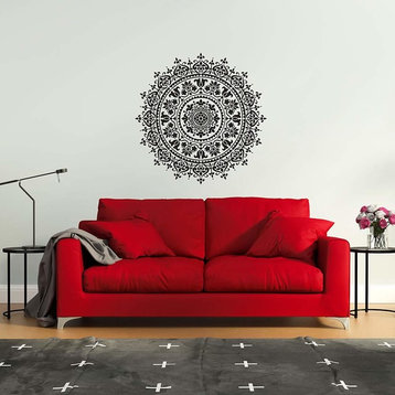 Mandala Stencil Prosperity, Trendy, Easy DIY Wall Stencils For Home Decor, 18"