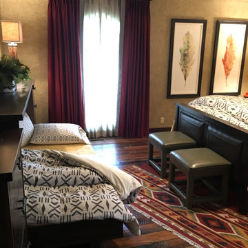 Rustic Bohemian Guest Bedroom