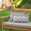 Noble House Kimpton 18.5x11.5" Fabric Outdoor Pillows in Multi-Color (Set of 2)
