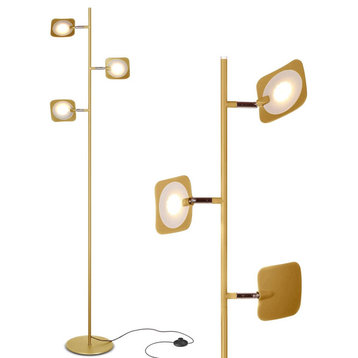 Brightech Tree Spotlight LED Floor Lamp - Very Bright Reading, Craft and Makeup,