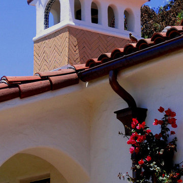 Spanish Style Chimney in Santa Barbara CA