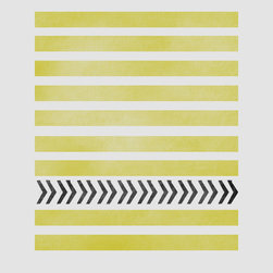 Stripes and Arrows Art Print - Artwork