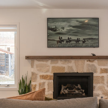 Warm, Earthy Main Level Remodel w/ Natural Wood and Stone Features