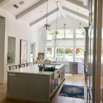Smith & Noble Soft Fabric Roman Shades designed by Tammy Wilson