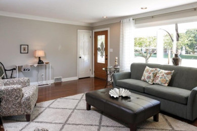 Living room - eclectic living room idea in Louisville