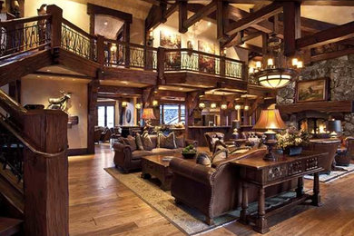Home design - rustic home design idea in Salt Lake City