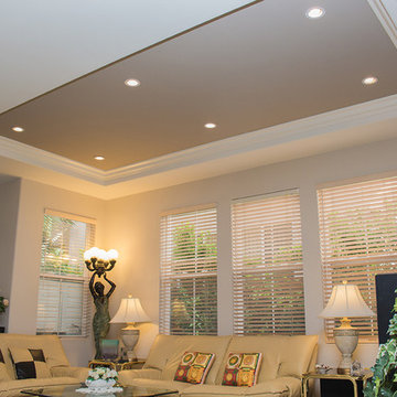 Irvine - Coffer Ceiling Below New Loft Addition