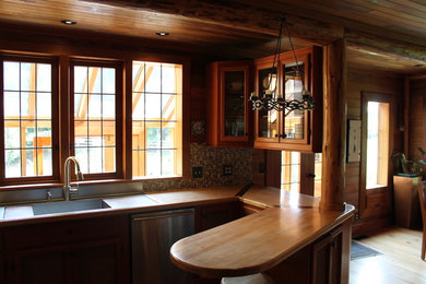 Inspiration for an eclectic kitchen remodel in Seattle
