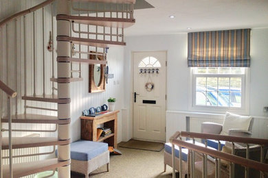 Inspiration for a coastal living room in Sussex.