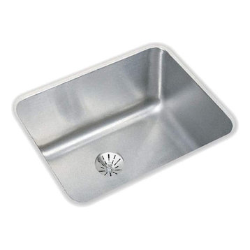 Elkay Eluh1814Pd Perfect Drain Goumet Single Bowl Sink