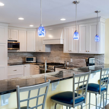Kitchen Addition Recessed Panel with custom paint color.