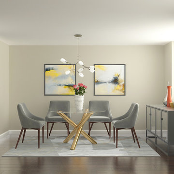 Contemporary dining room