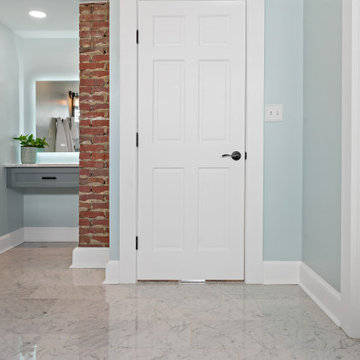 Two Story Alexandria Kitchen Provides Space and Coziness