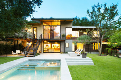 Pool - contemporary pool idea in Los Angeles