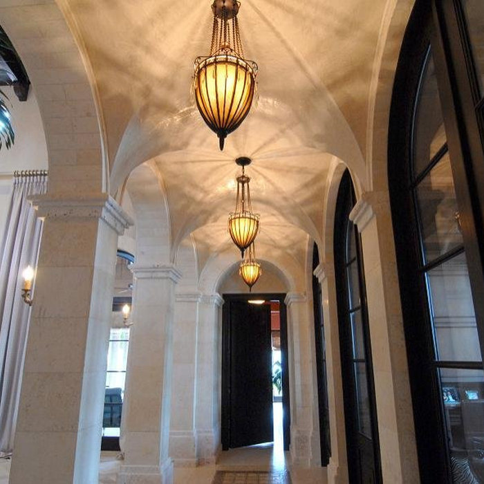 Tuscan entryway photo in Sacramento