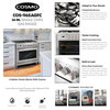 Cosmo Gas Range Pro Style Modern Stainless Steel Convection Oven