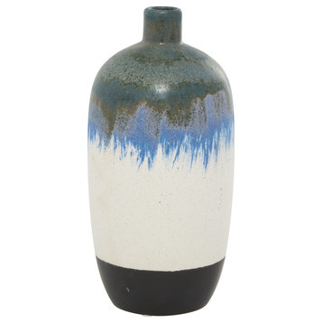 Contemporary White Ceramic Vase 70369