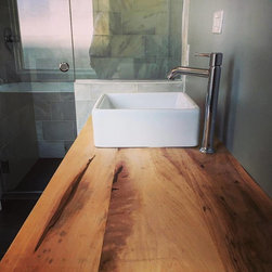 Local Sweet Gum Vanity Top - Bathroom Vanities And Sink Consoles