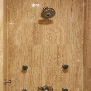 Chic High-Rise Primary Bathroom Makeover