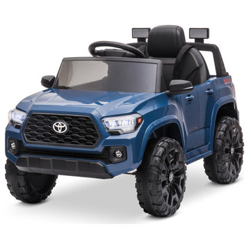 Kidzone 12V Ride-On Truck, Battery Powered Car for Kids - Blue