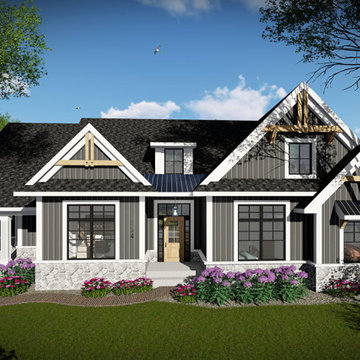 Craftsman Ranch Plan #65418