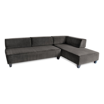 Dot Modern, Modular Sectional in Gray