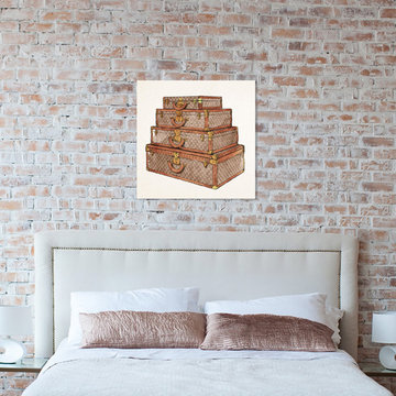 Oliver Gal 'The Royal Luggage Brown' Canvas Art