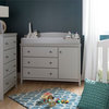 South Shore Cotton Candy Changing Table With Removable Changing Station