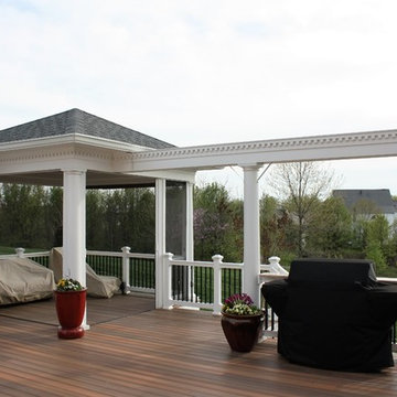 Retractable Screen Room Doors and Fiberon Deck