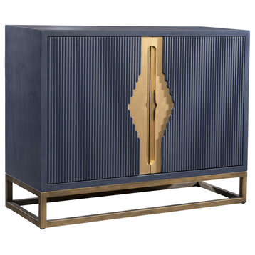 Parker Fluted Accent Cabinet Chest