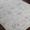 Contempo Traditional White, Light Gray Area Rug, 7'10"x10'