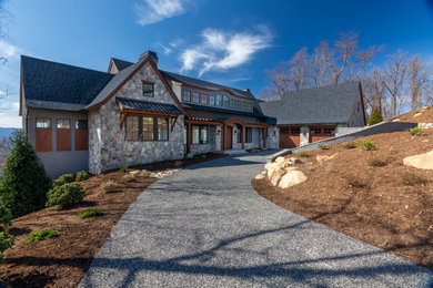 Transitional exterior home idea in Other