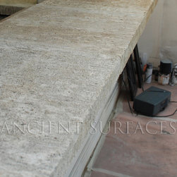 Kitchen Stone Islands Mediterranean - Kitchen Islands And Kitchen Carts