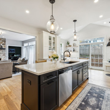 Black and White and Better All Over Kitchen