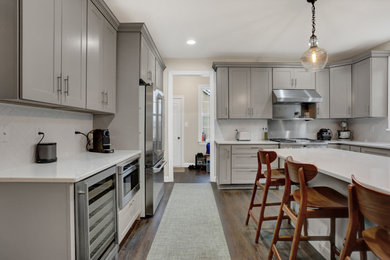 Inspiration for a transitional kitchen remodel in Other