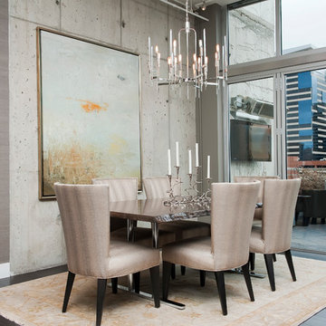 Titanium Lofts Residence Dining Room.