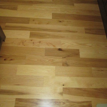 Prefinished Hickory in a San Jose remodel