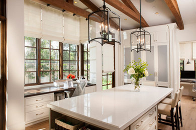 Inspiration for a modern home office remodel in San Diego