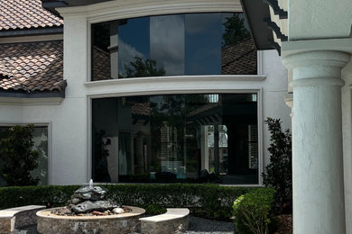 Example of a trendy home design design in Houston