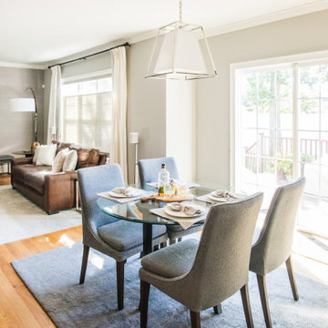 Living Room Makeover with Gorgeous Grasscloth