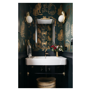Wicker Park Powder Room - Transitional - Powder Room - Chicago - by ...