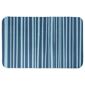 Blue Stripes 24x17 Bath Mat