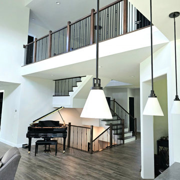 Project #109 | U-Shaped Stairs in Countryside Retreat